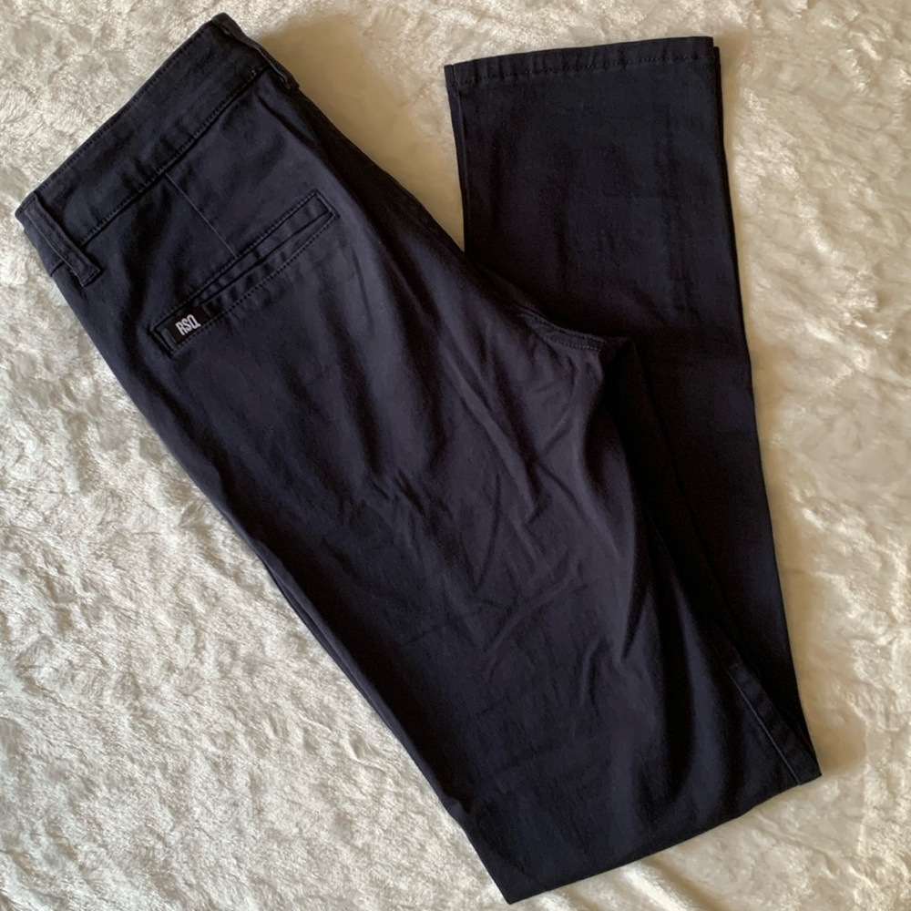 RSQ Mens London Slim Straight Chino Pants